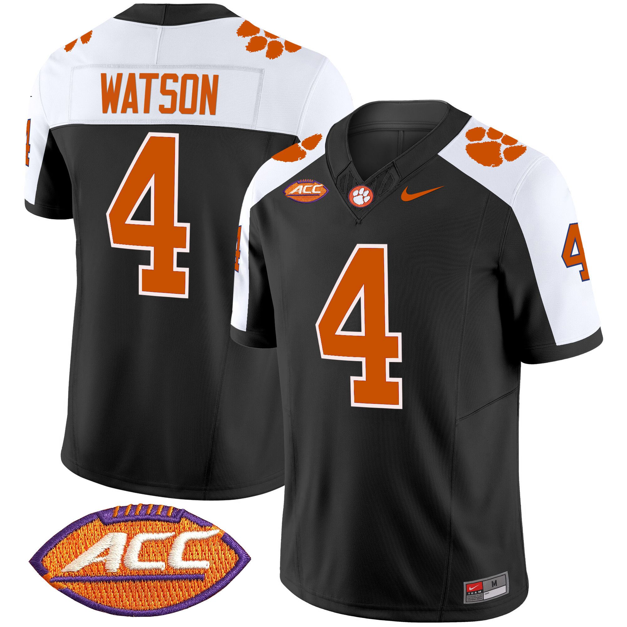 Men Clemson Tigers #4 Watson Black 2024 Nike Vapor Limited NCAA Jersey->indianapolis colts->NFL Jersey